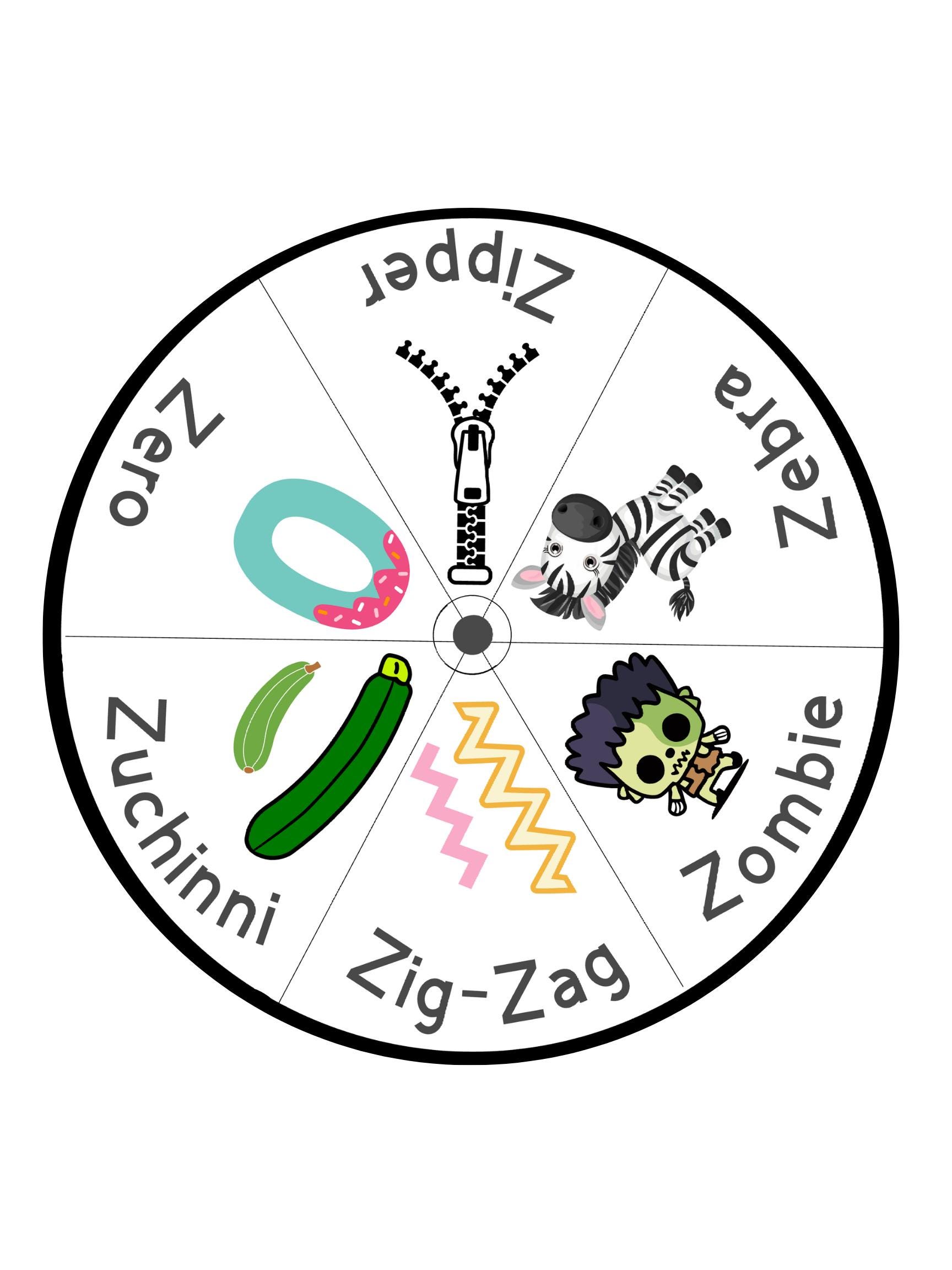 Alphabet Wheel Printable | Preschool Letter Learning Activity | Fine ...