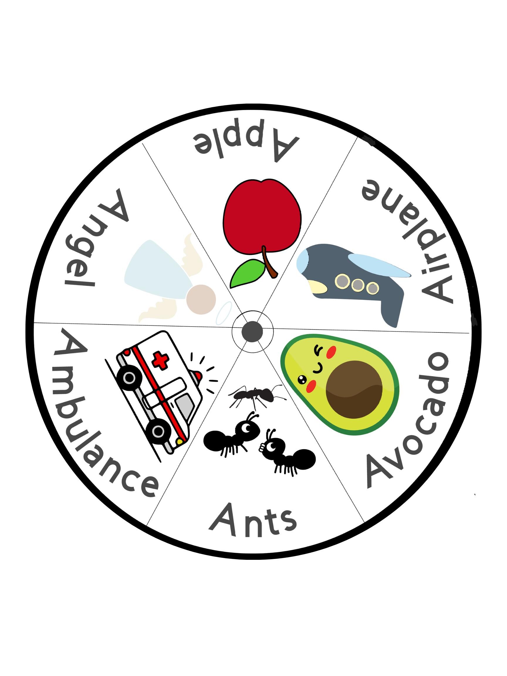 Alphabet Wheel Printable | Preschool Letter Learning Activity | Fine ...