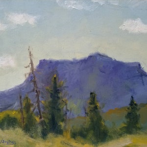 Hope Shimmers - Original Oil Painting, Colorado Plein Air, Rocky Mountain National Park