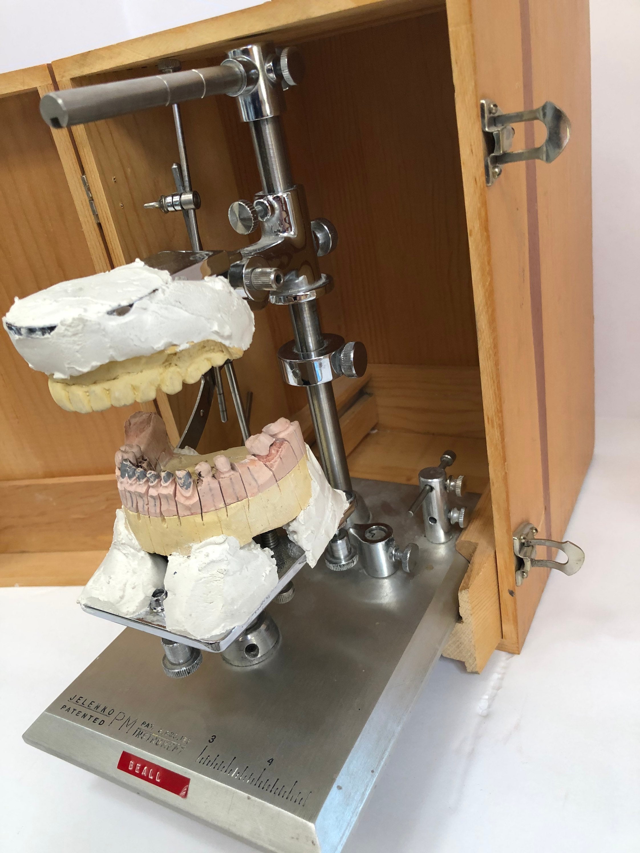 Vintage Jelenko PM instrument dental mold display. Etsy