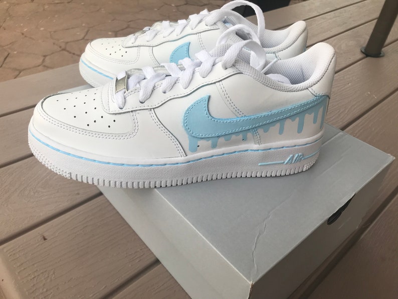 Painted Nike Air Force 1 Drip Painted Women Nikes Drip | Etsy