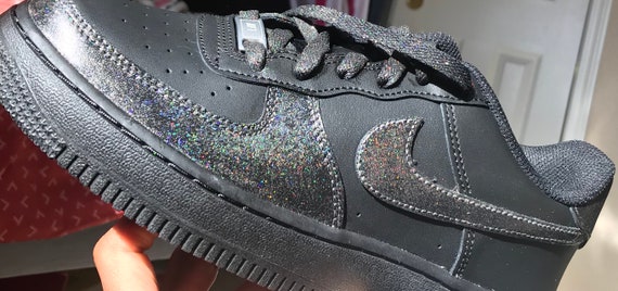 Custom Nike Air Force 1, GLITTER Nike Air Force 1, Glitter Shoes *READ DESCRIPTION*
