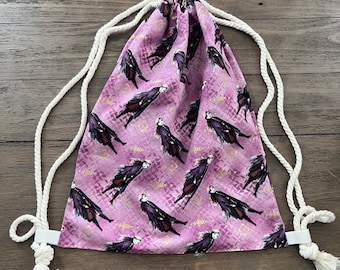 Handmade Anna frozen drawstring backpack