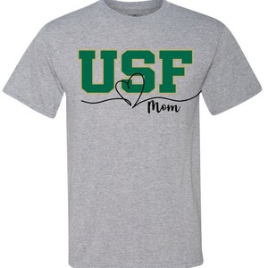USF Mom with love Design T-shirt Personalization available