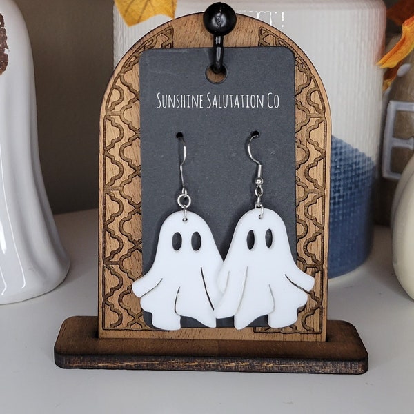 Sheet Ghost Earrings, Halloween Earings, Ghost Earrings, Spooky/Cute Ghost