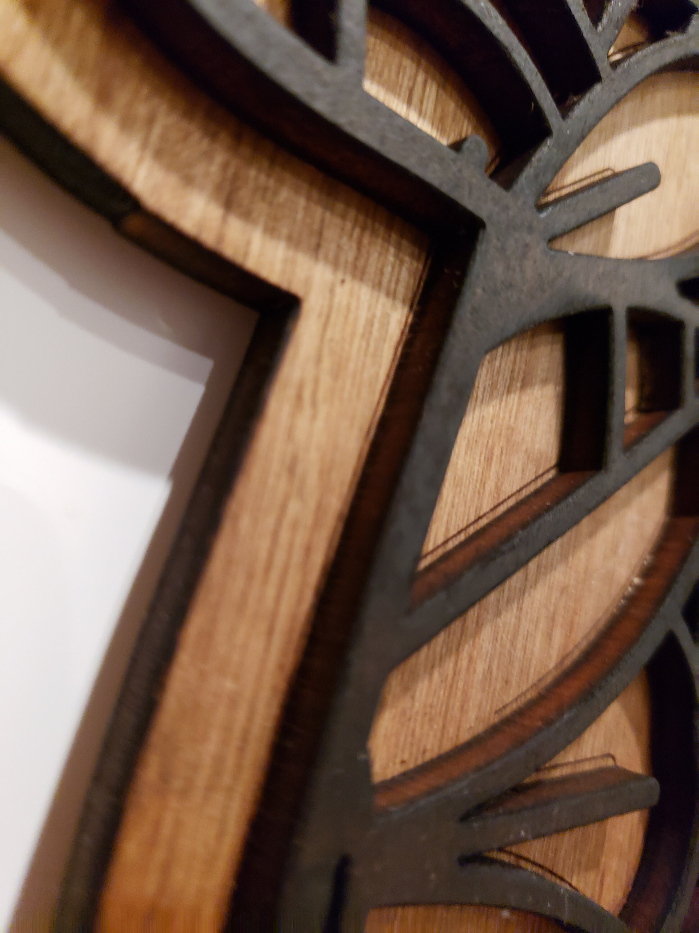 Arte de la pared de los ciervos cabeza de ciervo de madera | Etsy