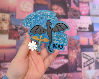 A Dragon Without a Rider is a Tragedy. A Rider Without a Dragon is Dead Car Freshie