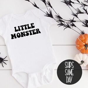 Little Monster Halloween Onesie®, Little Monster Onesie®, Halloween Onesie®, Cute Halloween bodysuit, First Halloween Onesie®