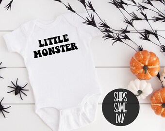 Little Monster Halloween Onesie®, Little Monster Onesie®, Halloween Onesie®, Cute Halloween bodysuit, First Halloween Onesie®