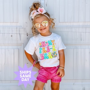 Pre-K Girls Shirt, In My Pre-K Era Shirt, Pre-Kindergarten Squad Shirt, Cute Pre Kindergarten T Shirt, First Day of School Shirt