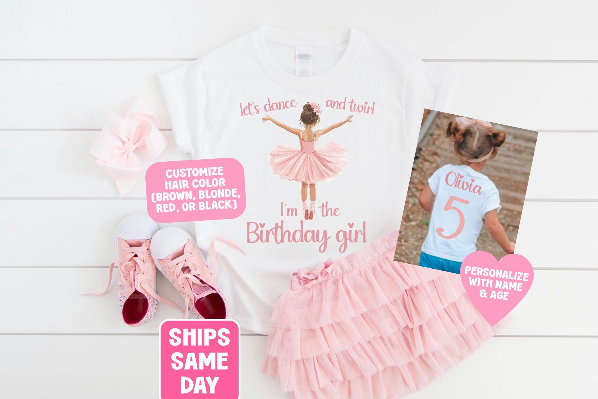 Ballerina Birthday Outfit - Etsy