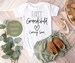 Baby Announcement Onesie® to Grandparents, First Grandchild Pregnancy Announcement Onesie®, Cute Baby Announcement, Grandparent Reveal 