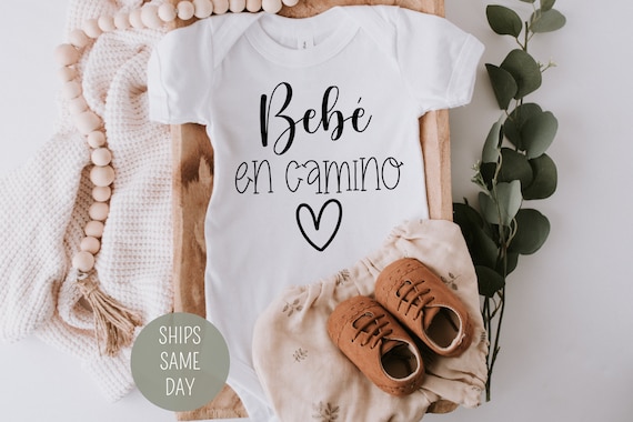 Camisas de bebe en camino hotsell