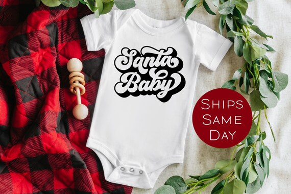 Santa baby onesie sale