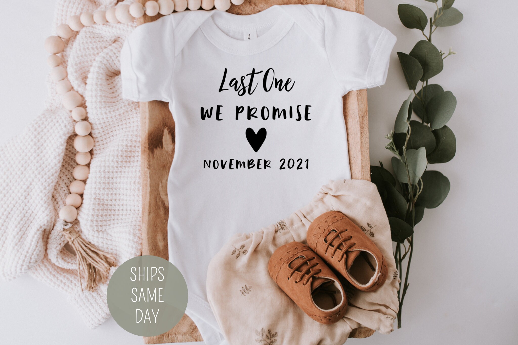 Baby announcement onesie discount
