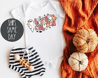 Let's go Ghouls Halloween bodysuit, baby halloween Onsie, Fall bodysuit, baby Halloween shirt, Hey Ghoul, Boo Shirt, Let's go ghouls