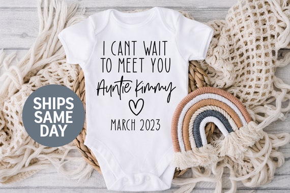 Baby Announcement Onesie Pregnancy Announcement Onesie