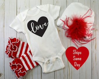 Love Onesie®, Valentine's Onesie®, Pregnancy Announcement, My First Valentine's Day Bodysuit, Custom Onesie®