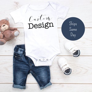 Custom Baby Onesie®, Personalized Onesie®, Announcement Onesie®, Baby Boy Onesie®, Baby Girl Onesie®, Baby Shower Gift, Custom Baby Clothes
