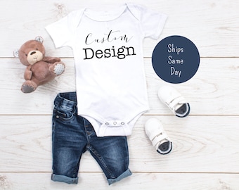 Custom Baby Onesie, Personalized Bodysuit, Baby Shower Gift