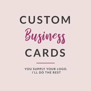Benutzerdefinierte Visitenkarten | Markenidentität | Benutzerdefinierte Branding | Business Branding