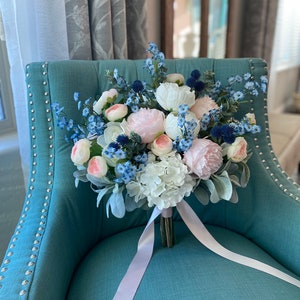 Custom bridal bouquets, custom wedding arrangements, custom flowers, spring wedding, summer wedding, silk bouquets, artificial bouquets, image 8