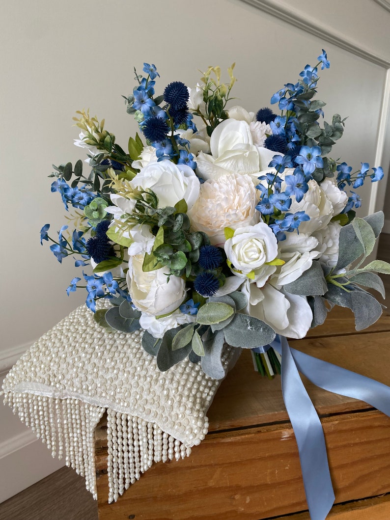 Custom bridal bouquets, custom wedding arrangements, custom flowers, spring wedding, summer wedding, silk bouquets, artificial bouquets, image 4