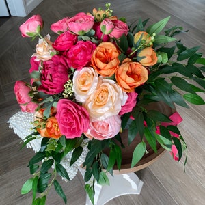 Custom bridal bouquets, custom wedding arrangements, custom flowers, spring wedding, summer wedding, silk bouquets, artificial bouquets, image 3
