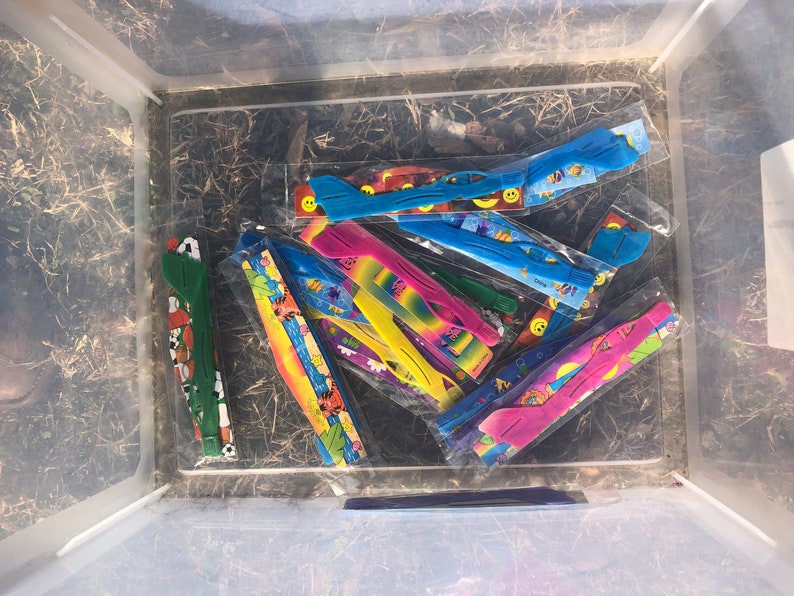 Assortment of small carnival or game prizes for kids