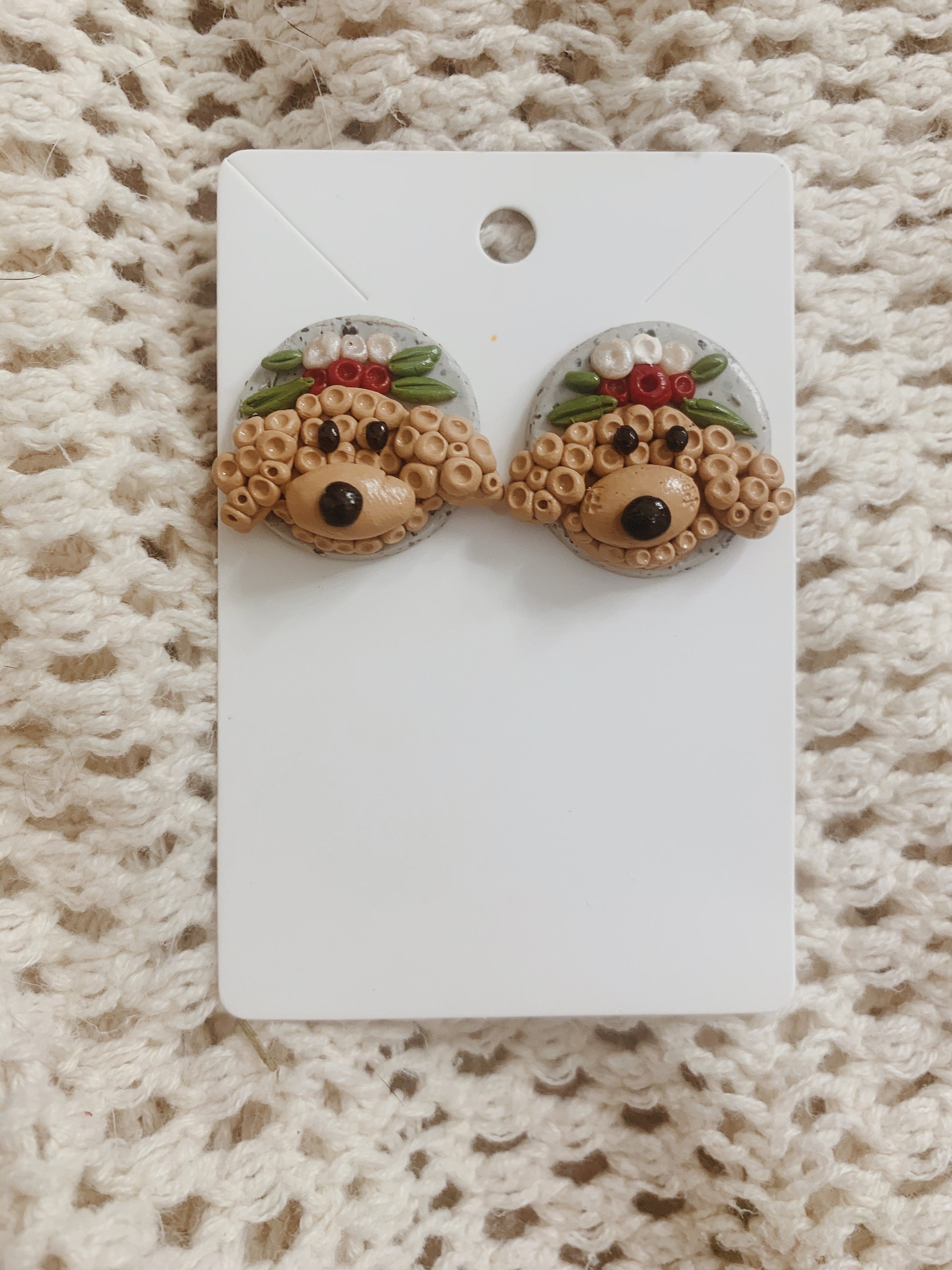 goldendoodle earrings