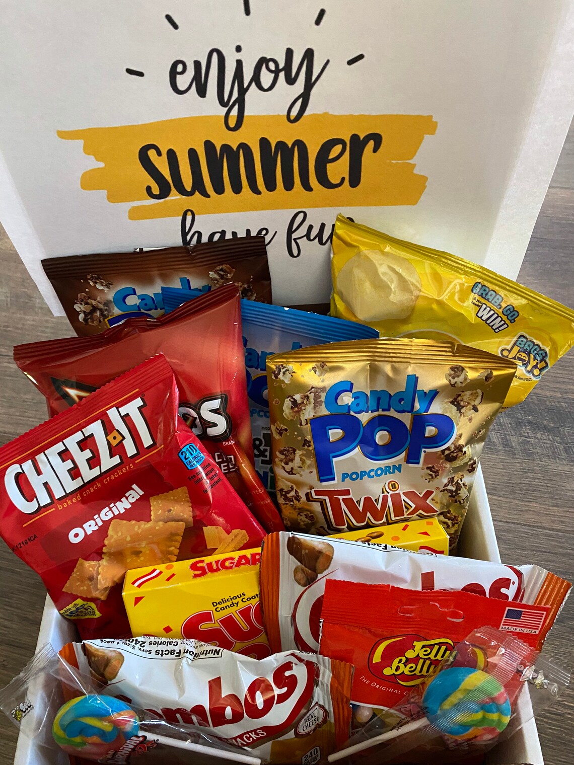 Movie Treat box Movie snack Box Movie night gift box Etsy