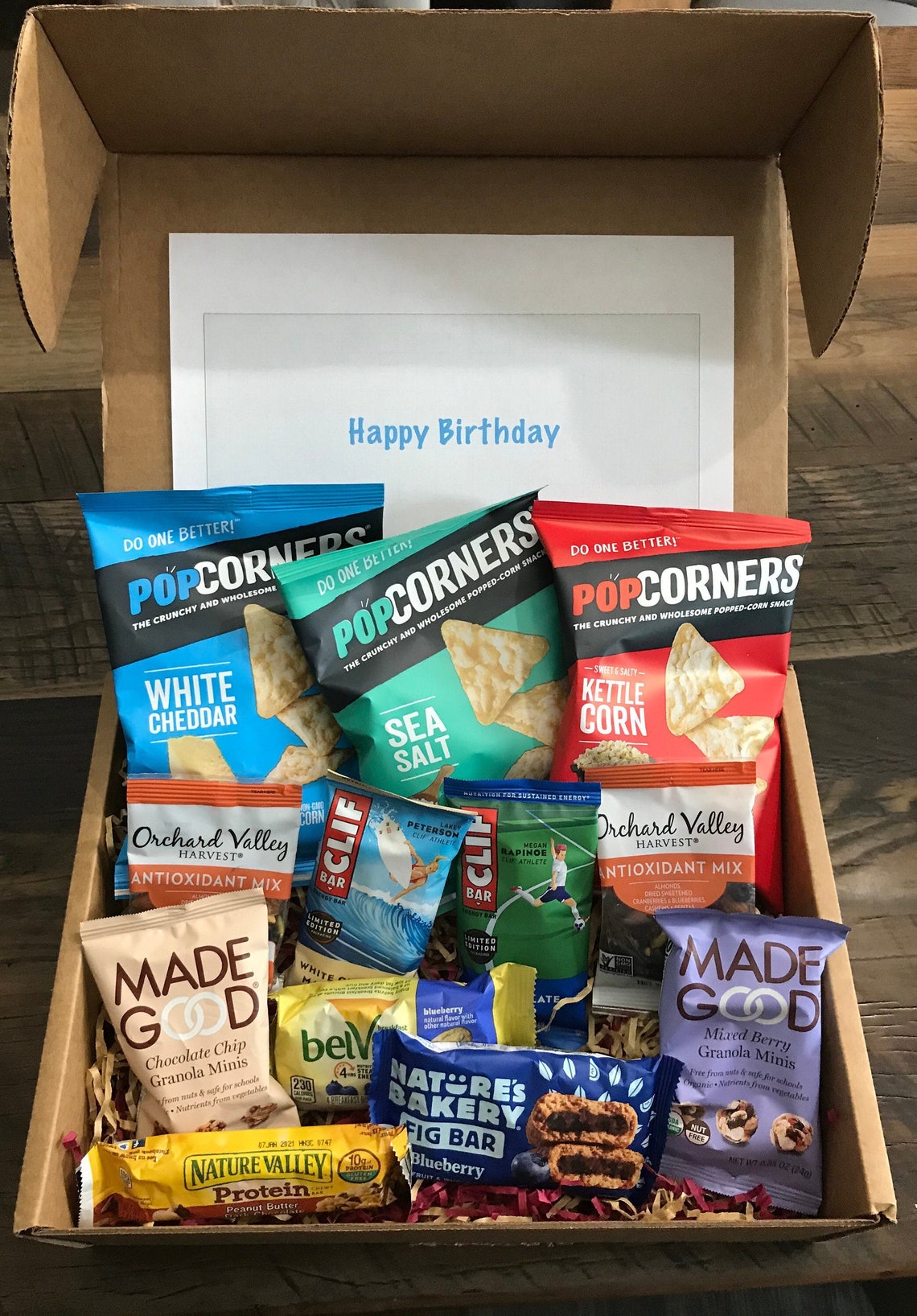 Healthy Snack Box Corporate gift Box College gift pack Etsy