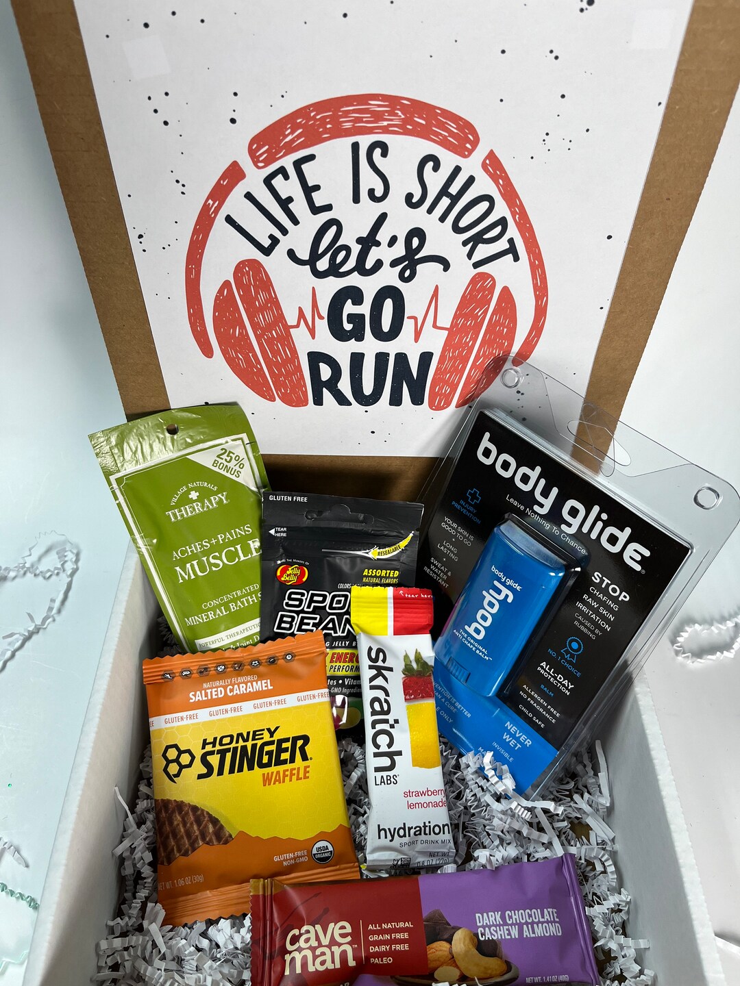 A Gift for a Marathoner, Runners Gift Box, Running Gift Box, Happy