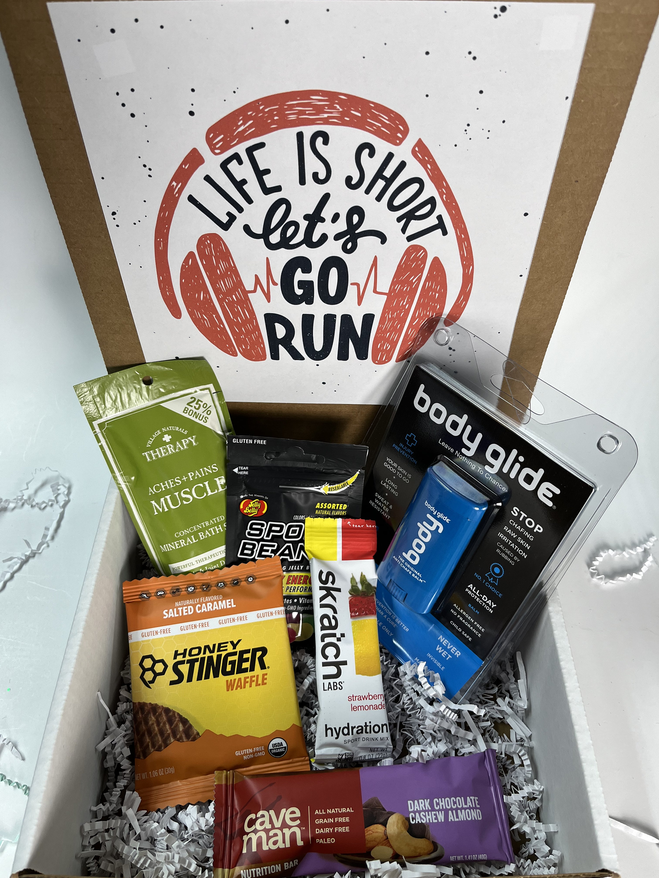 A Gift for a Marathoner, Runners Gift Box, Running Gift Box, Happy Birthday Gift for a Runner