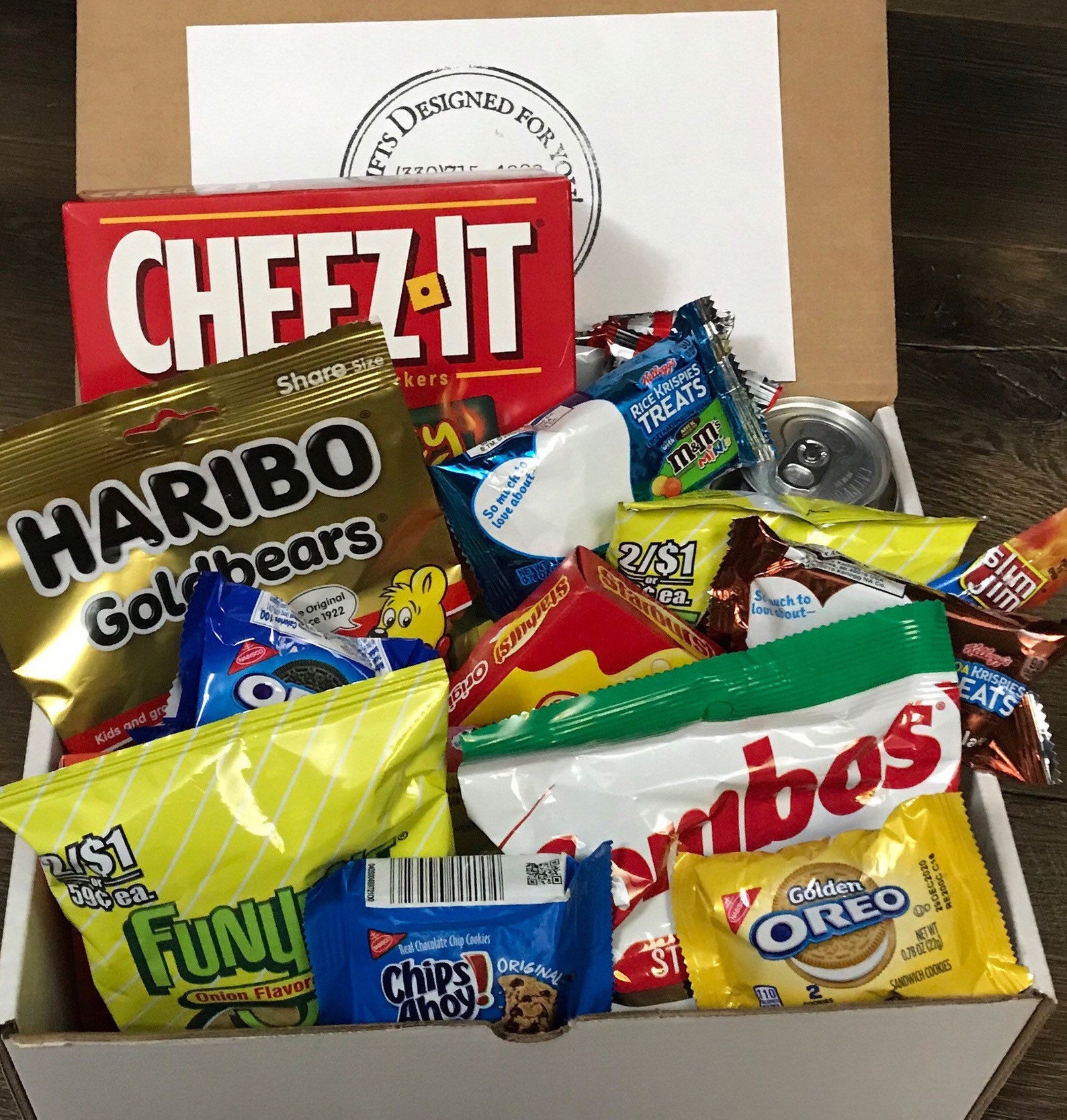Birthday Snack Box Shipping Included College Care Package Etsy