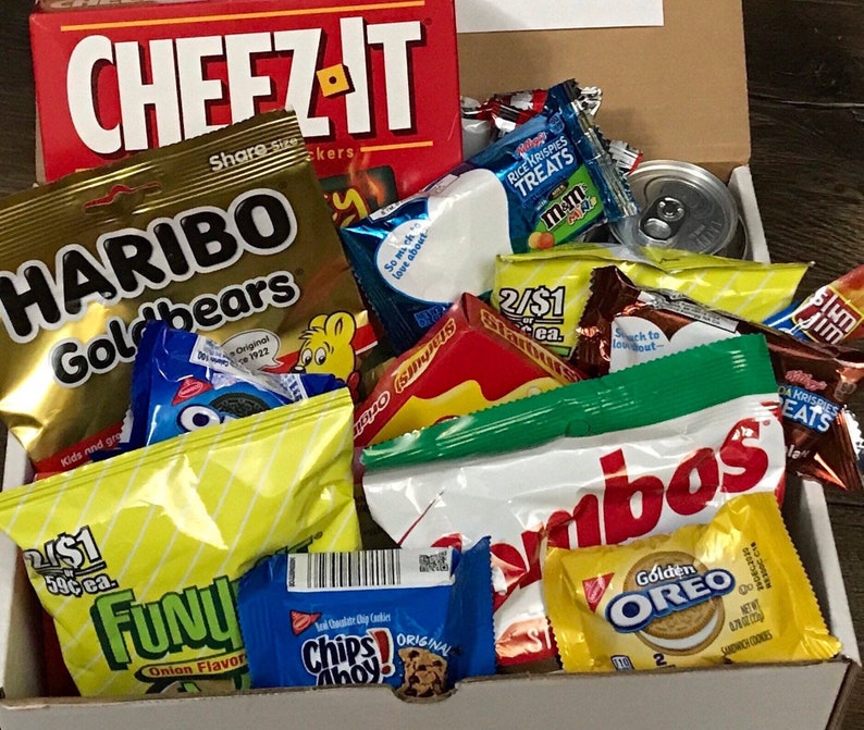Birthday Snack Box Shipping Included College Care Package Etsy