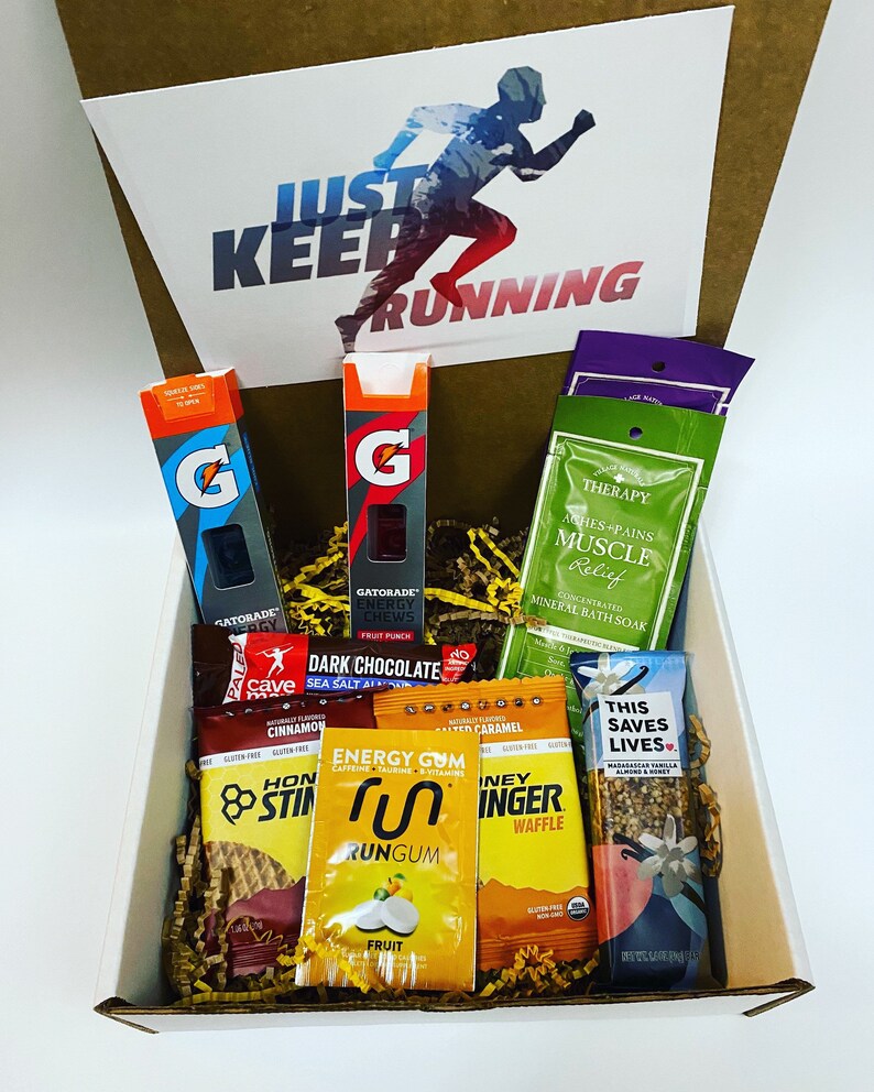 A Gift for a Runner Marathon Training Box Running Gift Box Etsy