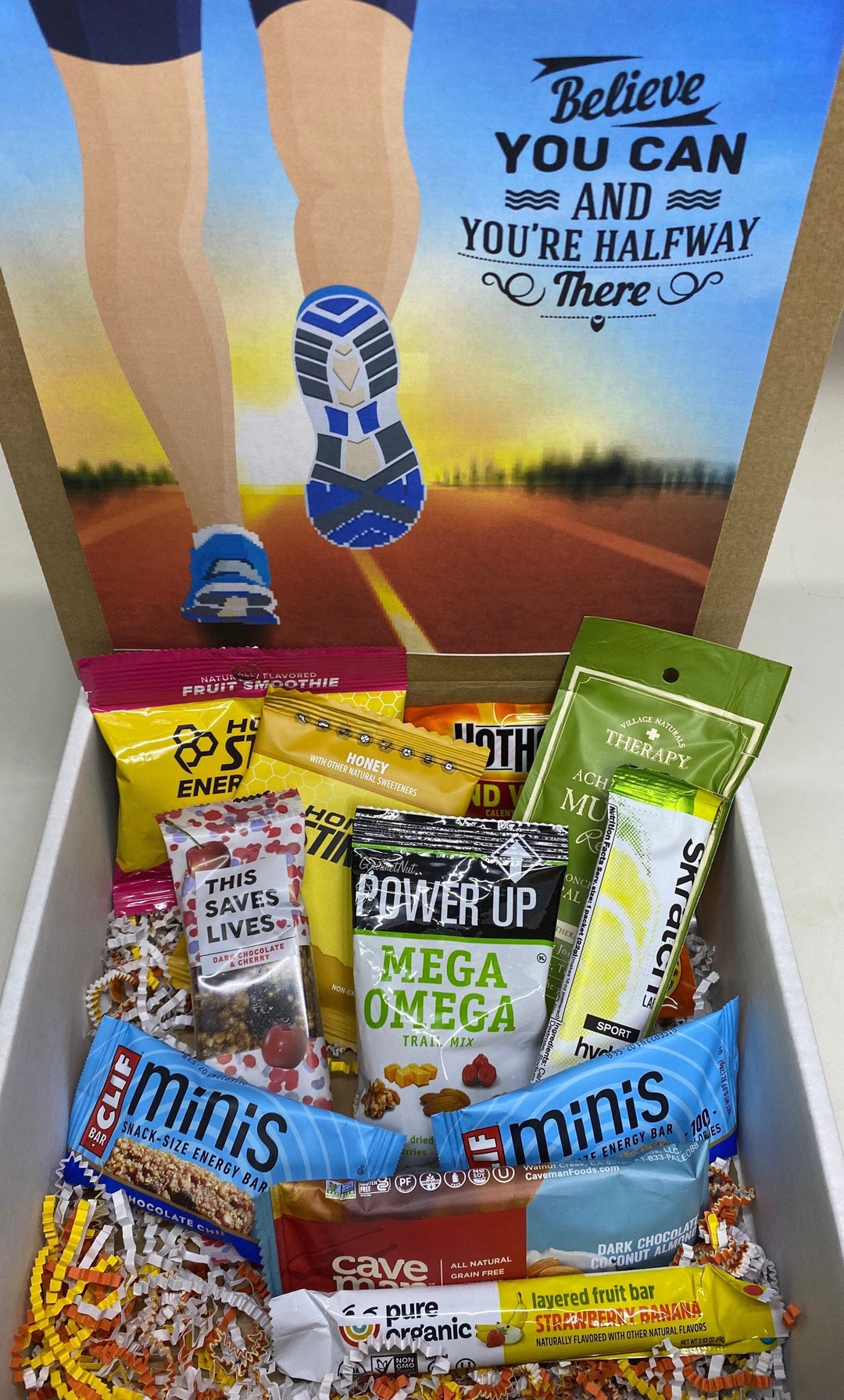 Running Gift Box, A Half Marathon Gift Box, Marathon Gift Box, Gift for