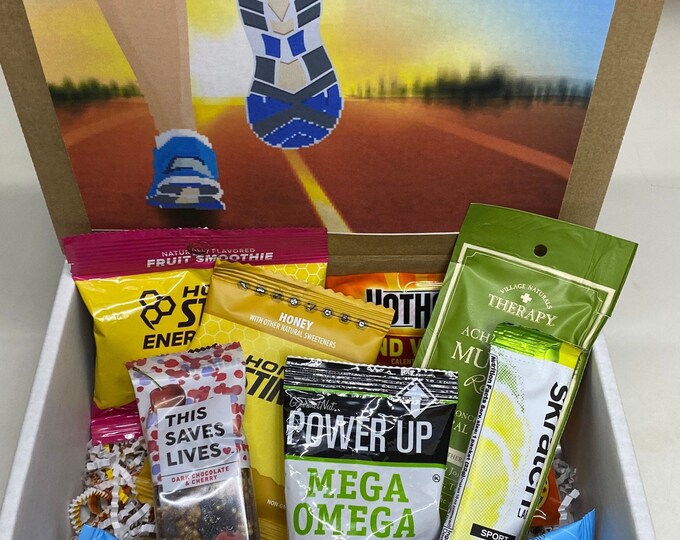 RUNNER GIFT BOX, Race Recovery Box, Gifts for Runners, Run Gift, Ultra
