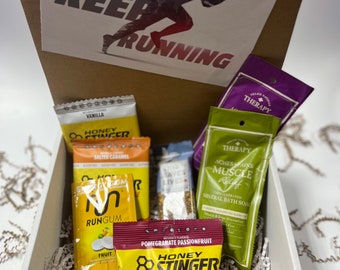 A gift for a runner, Half Marathon Gift, Running Care package, Marathon Gift, Birthday gift for a runner, Running Gift Box