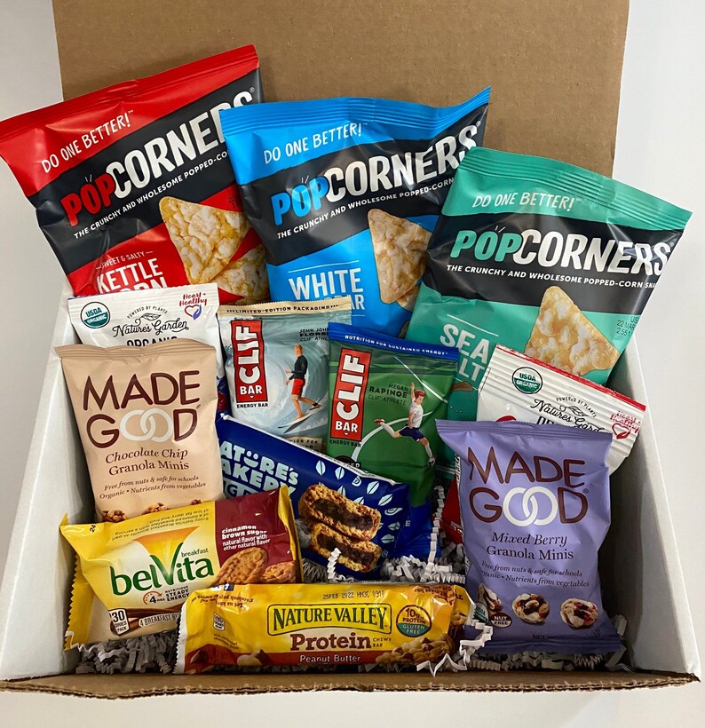 Healthy Snack Box Corporate Gift Box College Gift Pack Etsy