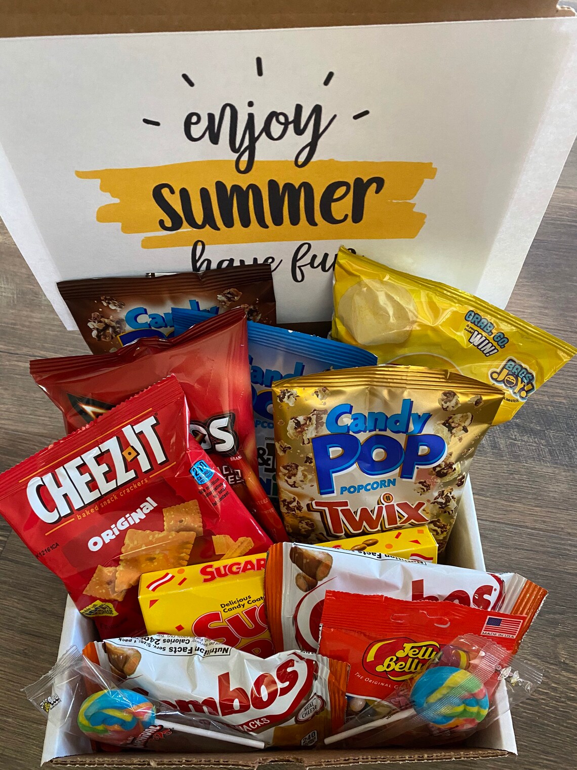 Movie Treat box Movie snack Box Movie night gift box Etsy