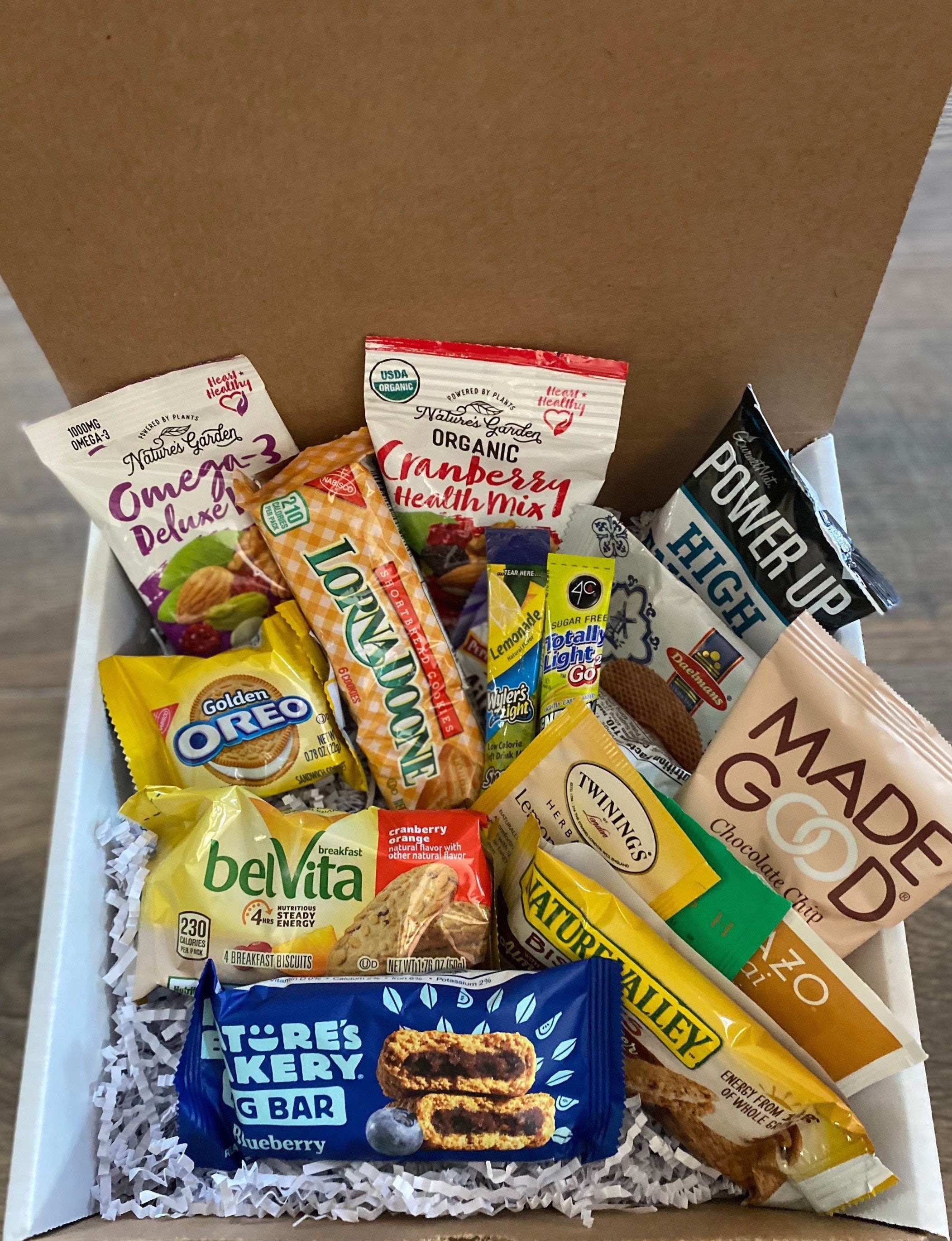 Snack gift box Team Meeting snack box Shipping Included Etsy