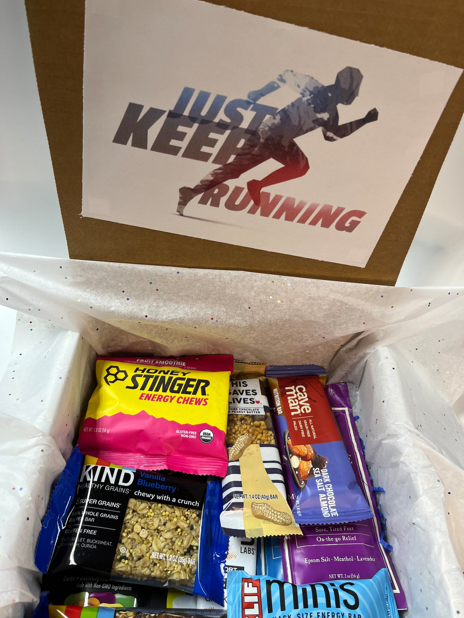 Runner Gift Box, Healthy Gift for a Runner, Gift Box for a Runner, 5K