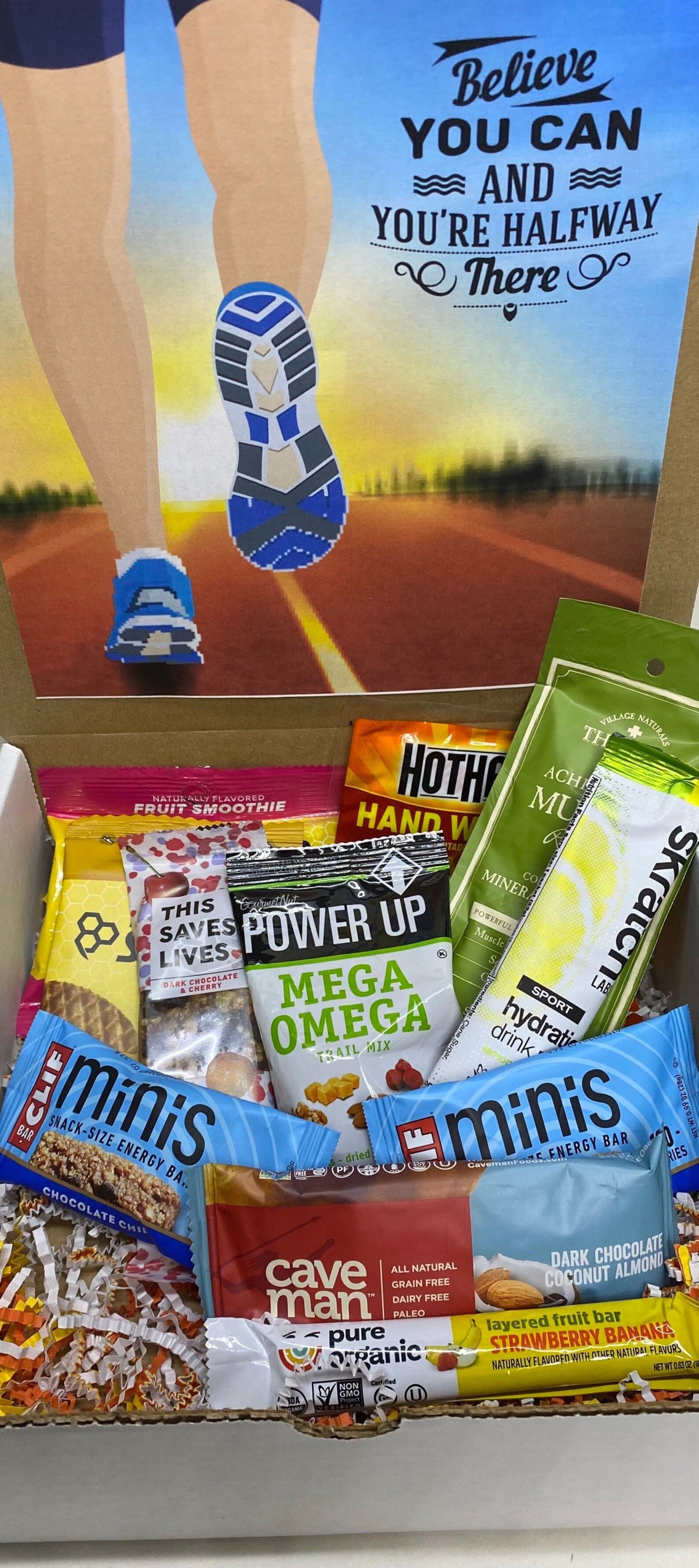 Runners Gift Box, Half Marathon Gift, Marathon Care Pack,let a Runner