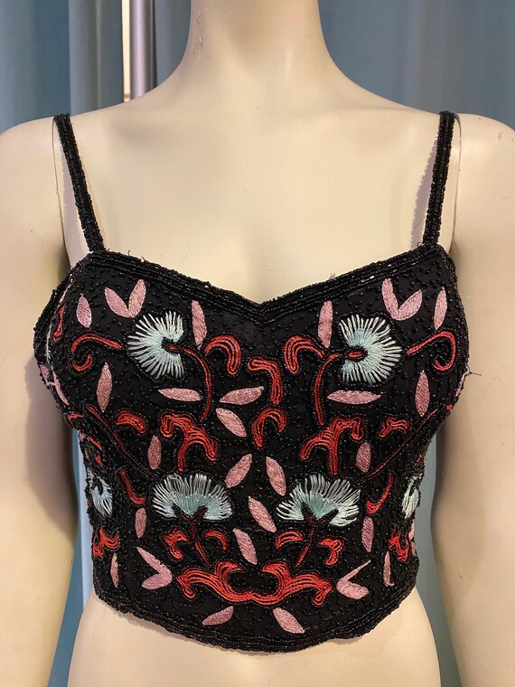 Vintage Beaded Bustier