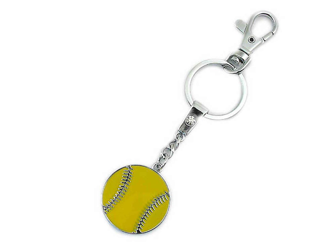 NEW SHOP 1 Softball Keychain Softball Keyring Sports Etsy Canada