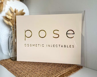 Placa acrílica con número de casa, placa moderna para puerta, letrero personalizado con dirección, decoración exterior para el hogar, placa personalizada con nombre de casa