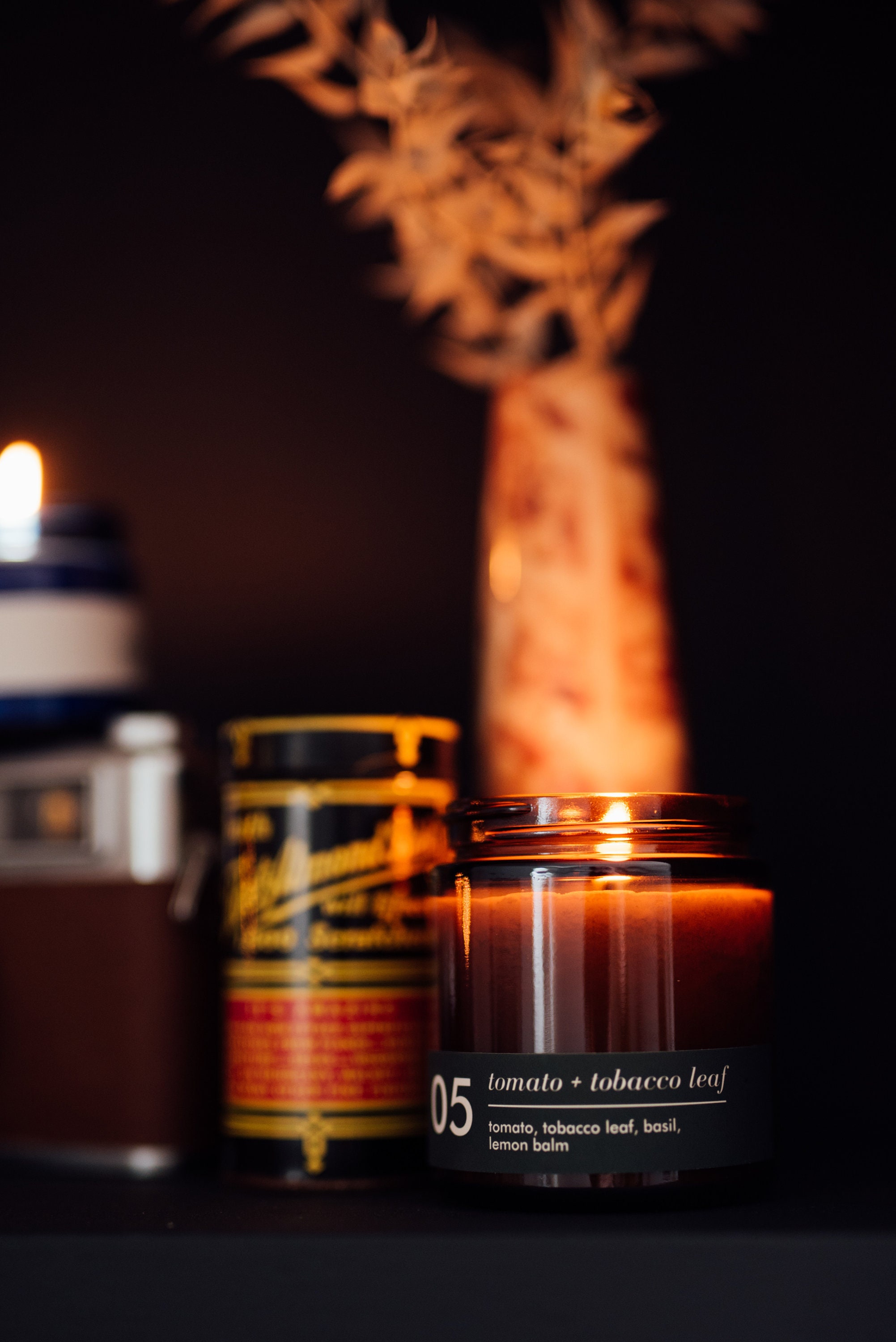 05: Tomato + Tobacco Leaf || Hand-Poured Soy Candle