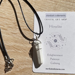 Zen Whispers: Howlite Healing Necklace for Peaceful Adventures